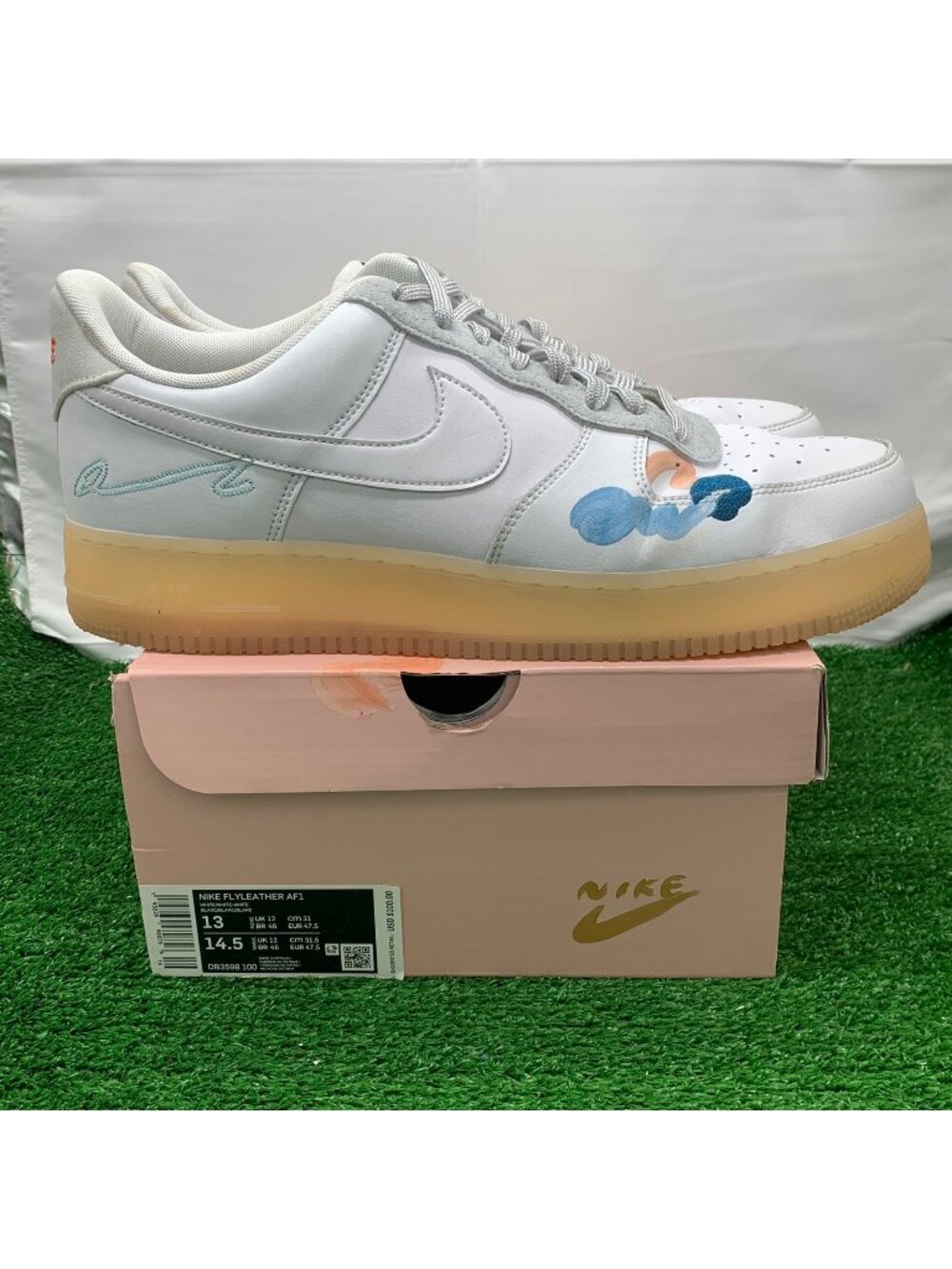 Nike AF1 Flyleather Mayumi Yamase Earth Day Men’s Size 13 OG Box DB3598-100